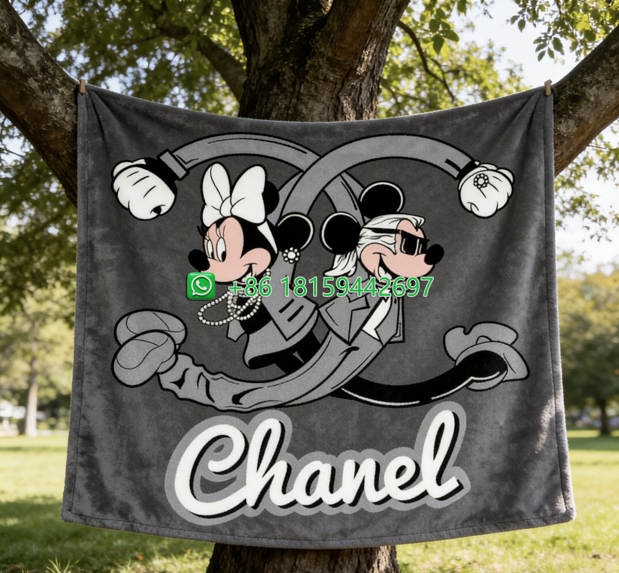 Chanel Throw Blankets